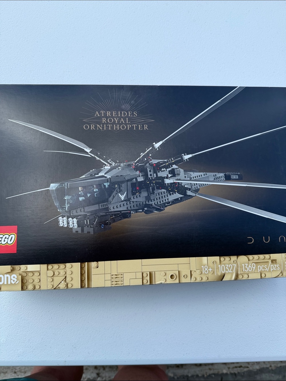 LEGO Black Atreides Royal Ornithopter Building Set